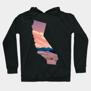 Death Valley National Park California State Border Art Hoodie